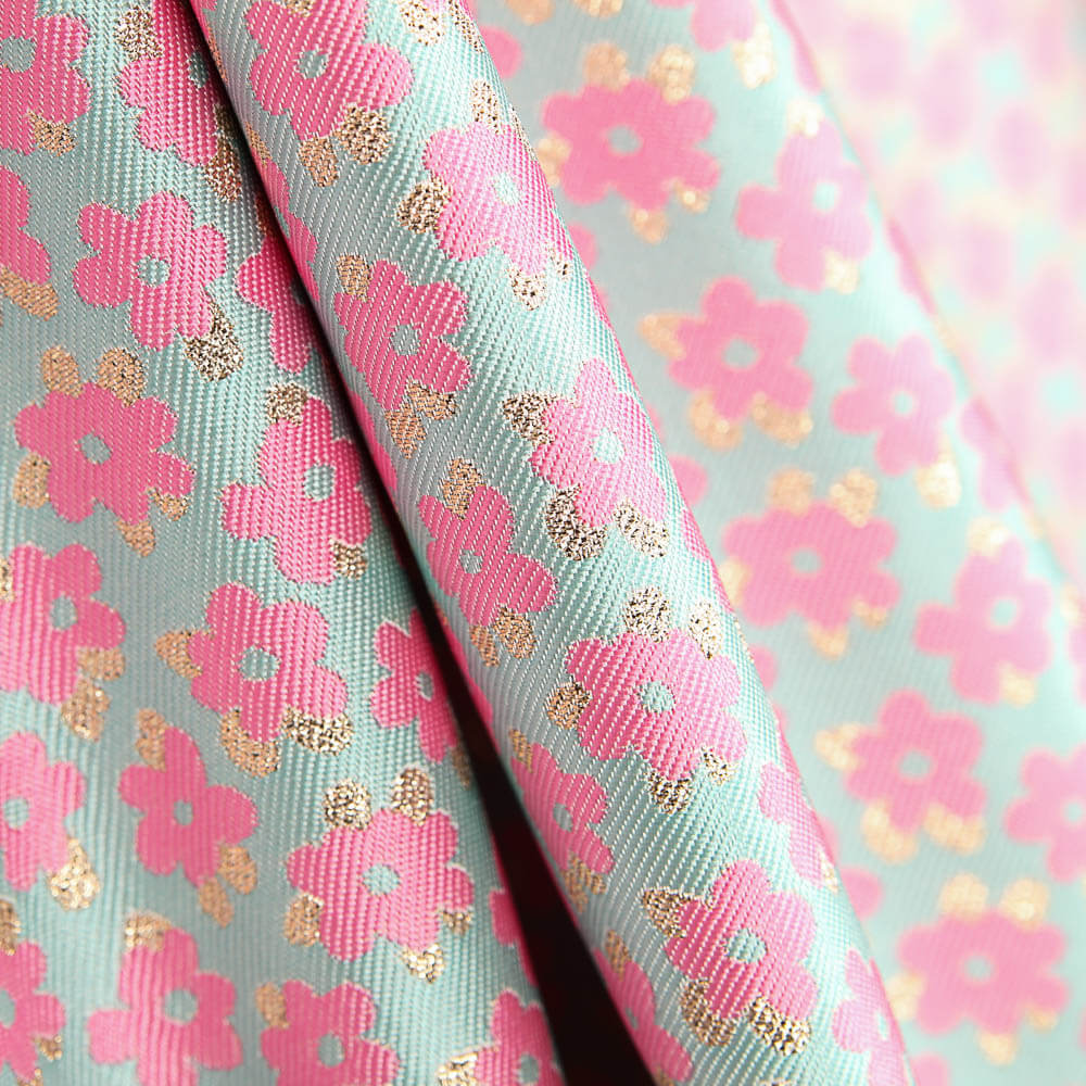 Brocado Mini Flor Fucsia - Ribes y Casals