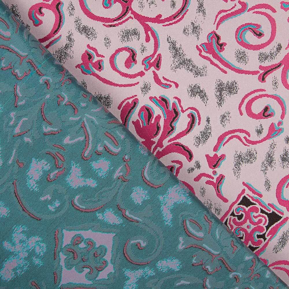 Brocado Mosaico Fucsia - Ribes y Casals