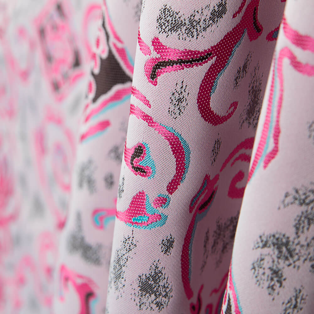 Brocado Mosaico Fucsia - Ribes y Casals