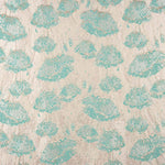 Brocado Flor Amapola Verde Agua - Ribes y Casals