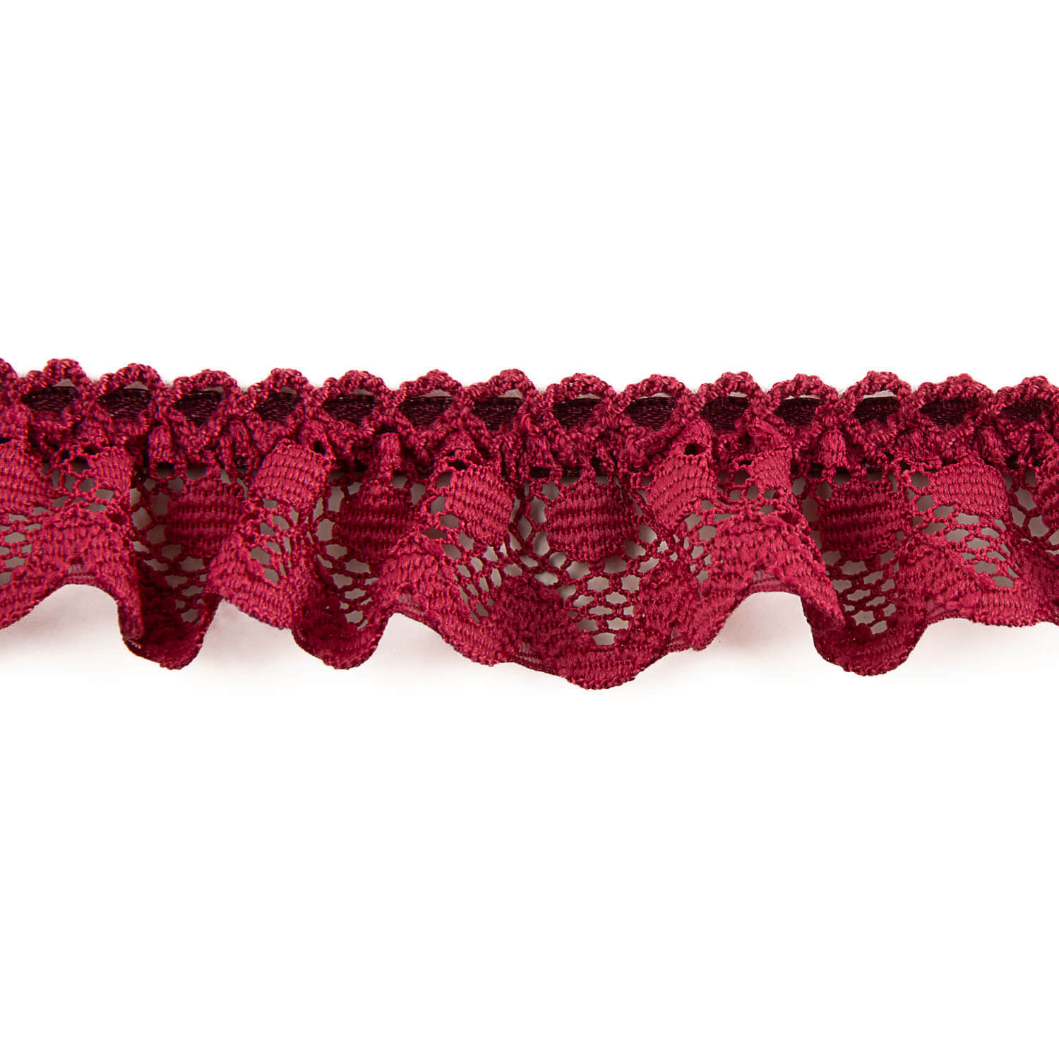 Tira de Puntilla Burdeos 22 mm - Ribes y Casals