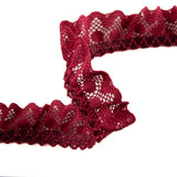 Tira de Puntilla Burdeos 22 mm - Ribes y Casals