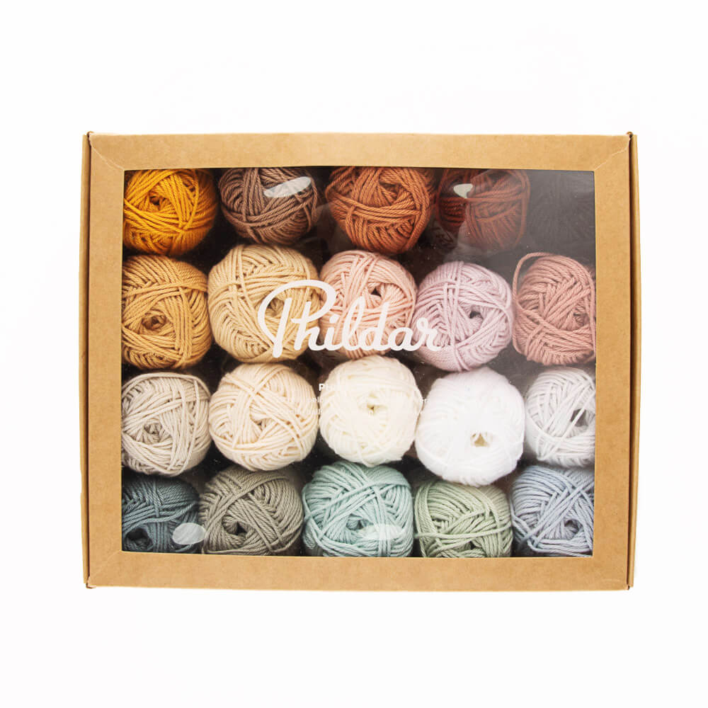 Caja Regalo Phildar Coton 3 - Ribes y Casals