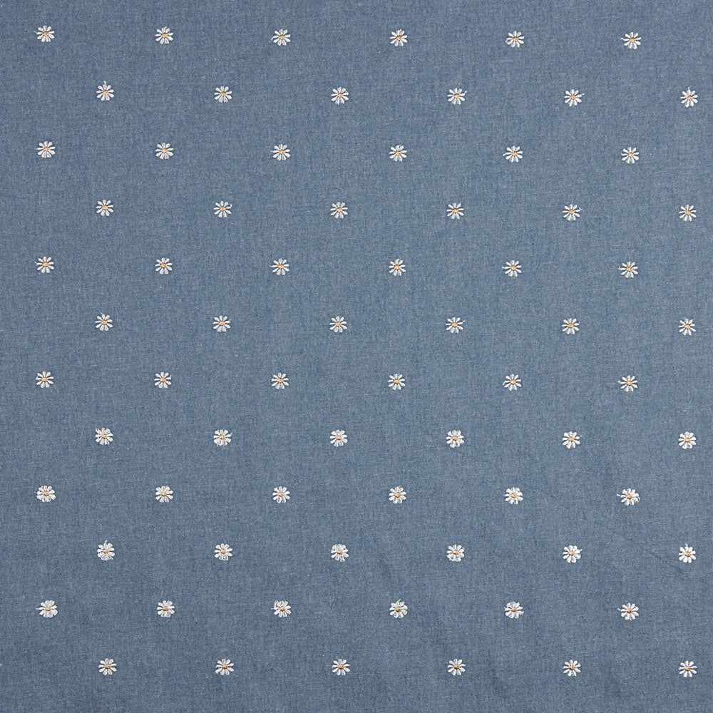 Camisa Denim Claro Margarita Bordado - Ribes y Casals