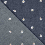 Camisa Denim Oscuro Margarita Bordado - Ribes y Casals