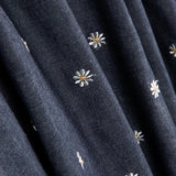 Camisa Denim Oscuro Margarita Bordado - Ribes y Casals