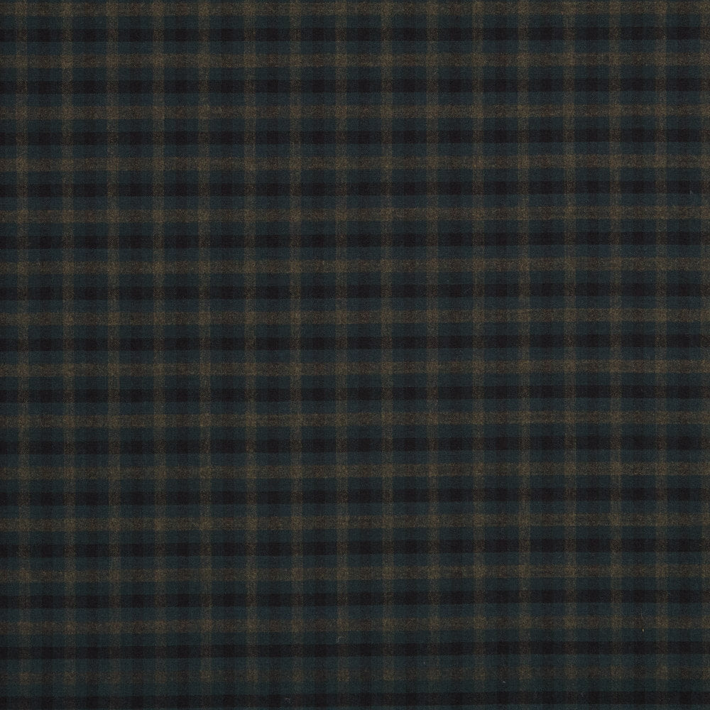 Camisería Lana Cuadros Verde - Ribes y Casals