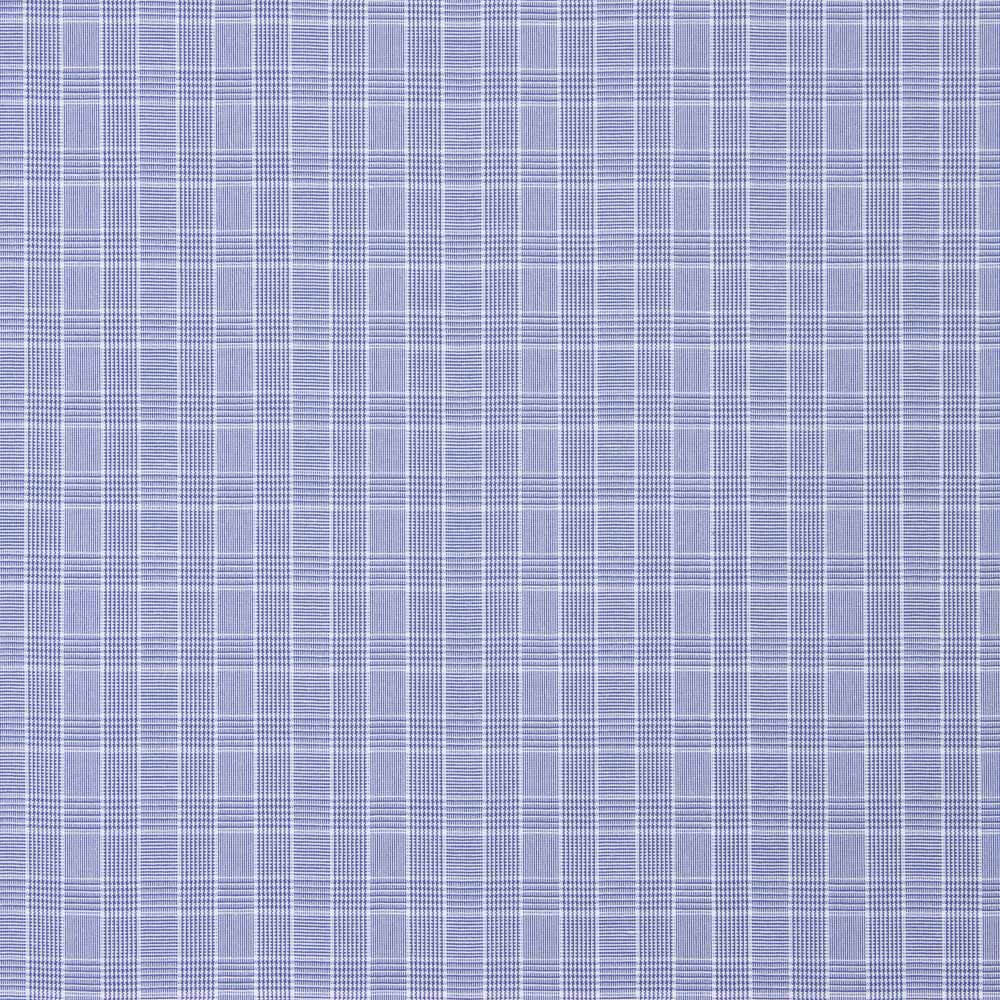 Camisería Algodón Mini Cuadro Gales Azul - Ribes y Casals