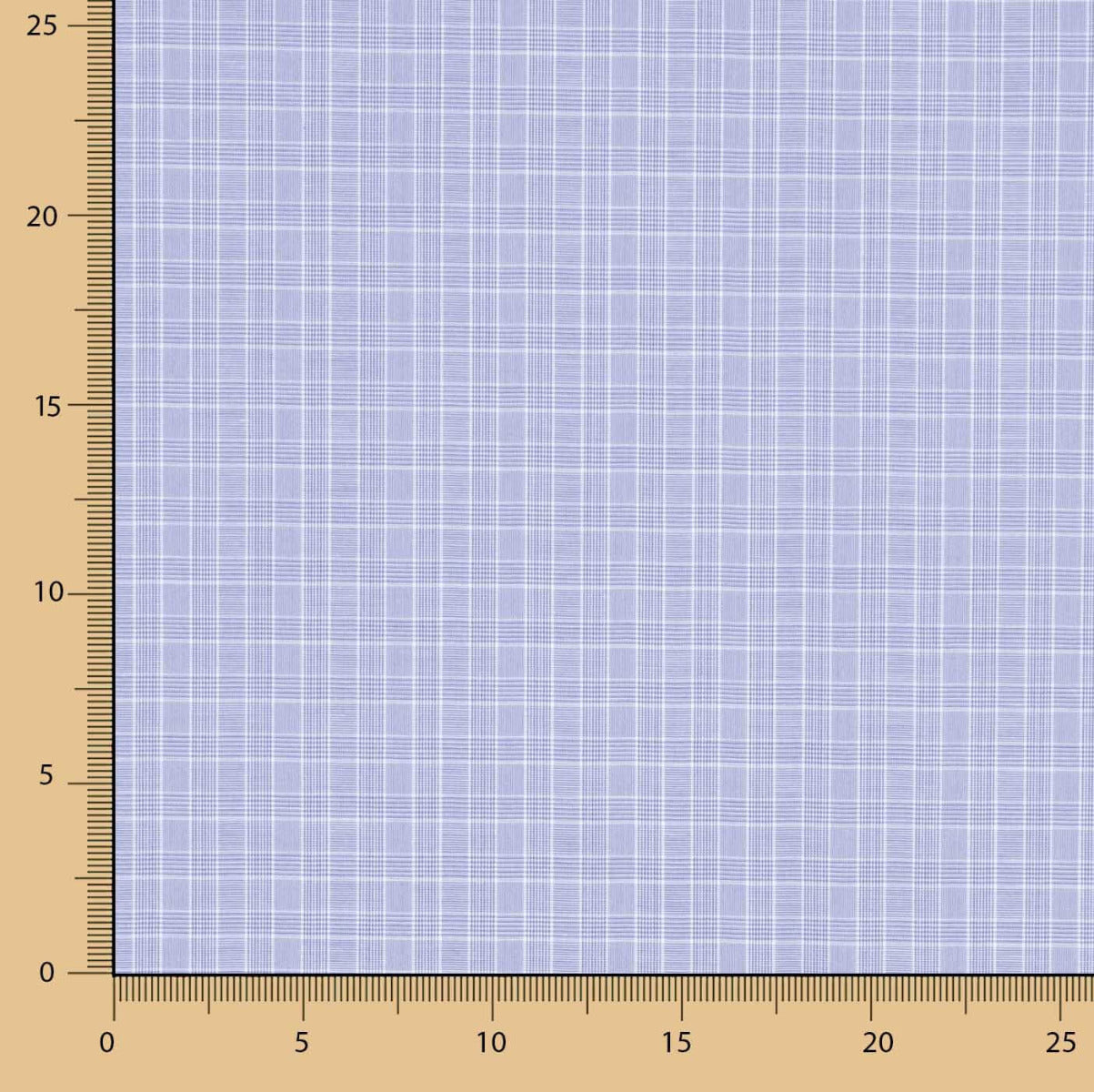 Camisería Algodón Mini Cuadro Gales Azul - Ribes y Casals
