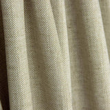 Chambray Algodón-Lino Espiga Beige verdoso - Ribes y Casals