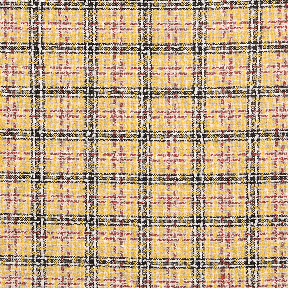Tweed Lana Cuadro Amarillo Bicolor - Ribes y Casals