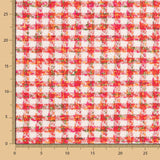 Tweed Lana Pata Gallo Coral - Ribes y Casals