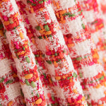 Tweed Lana Pata Gallo Coral - Ribes y Casals