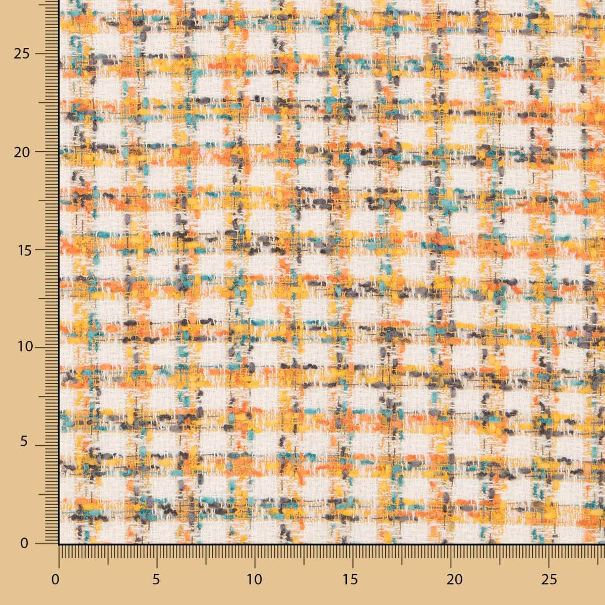 Tweed Lana Pata Gallo Amarillo - Ribes y Casals
