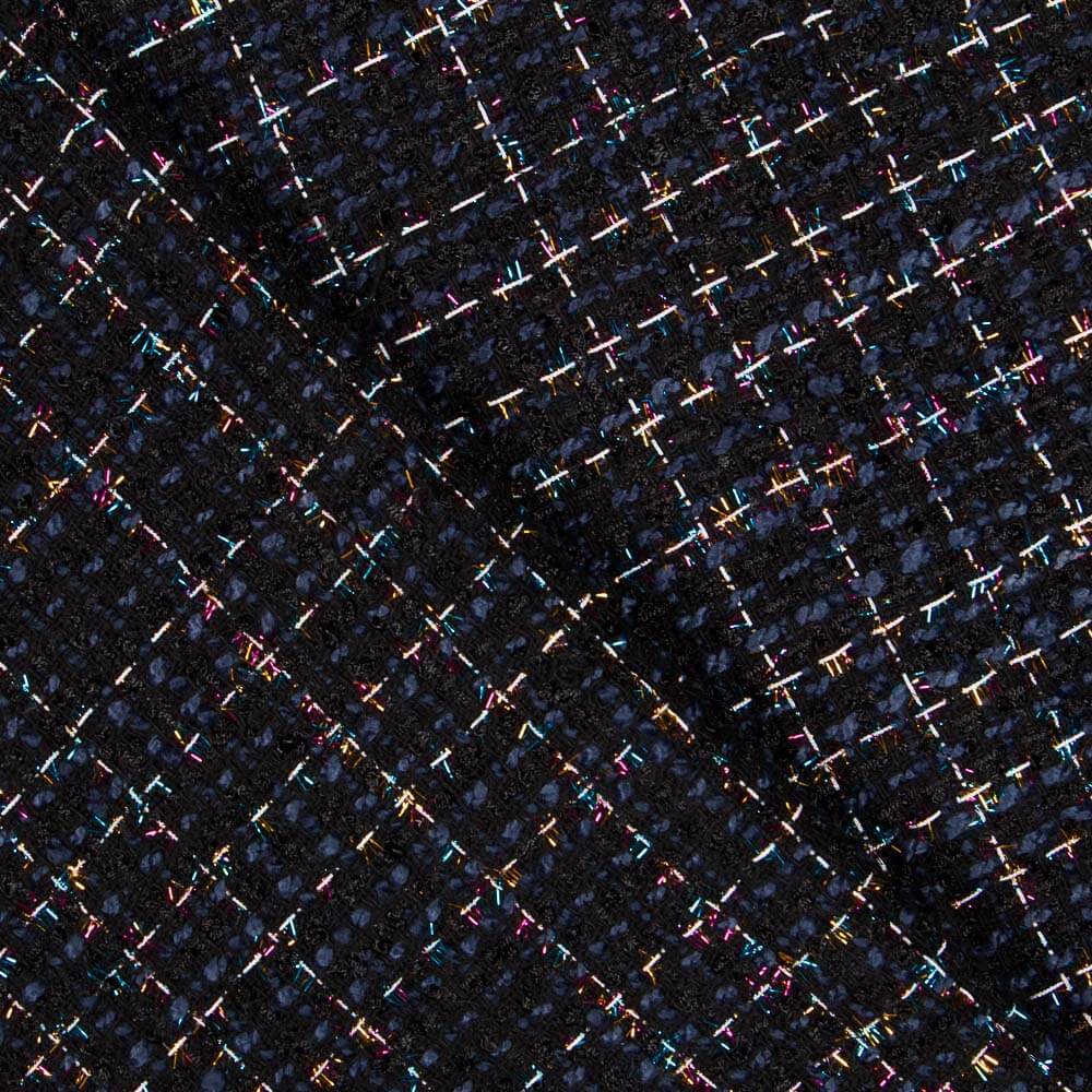 Tweed Lana Lurex Marino - Ribes y Casals