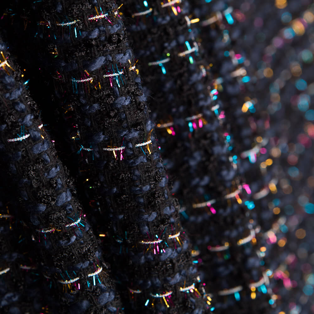 Tweed Lana Lurex Marino - Ribes y Casals