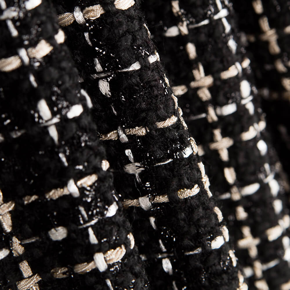 Tweed Lana Lurex Negro - Ribes y Casals