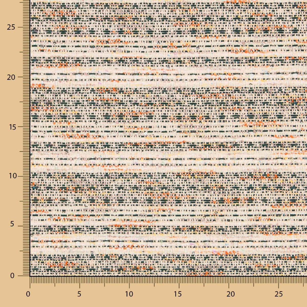Tweed Listado Amarillo Lamé - Ribes y Casals