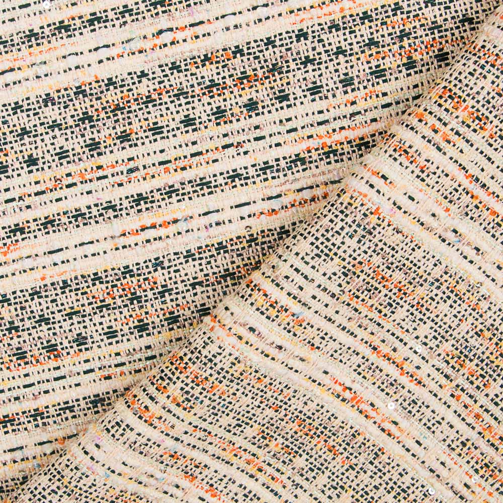 Tweed Listado Amarillo Lamé - Ribes y Casals