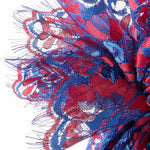 Encaje Chantilly Bicolor Azul-Fucsia - Ribes y Casals