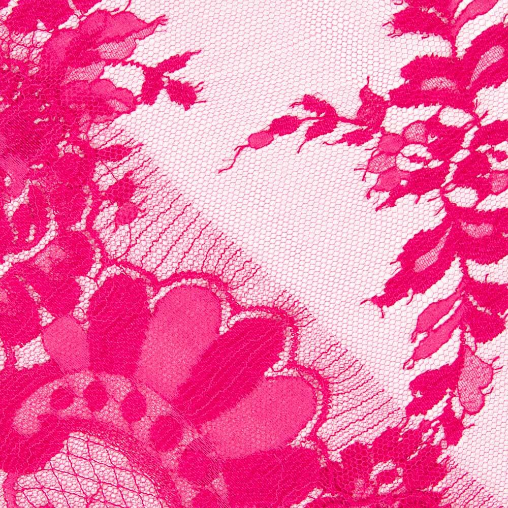 Retal Chantilly Flor Fucsia 160x110 cm - Ribes y Casals