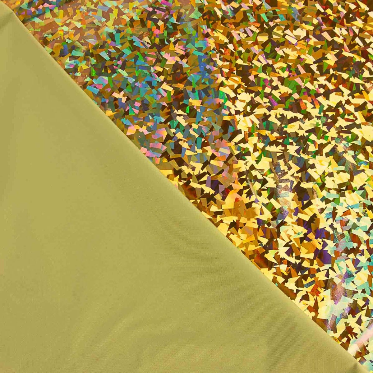 Vinilo Charol Holográfico Diamante Oro - Ribes y Casals