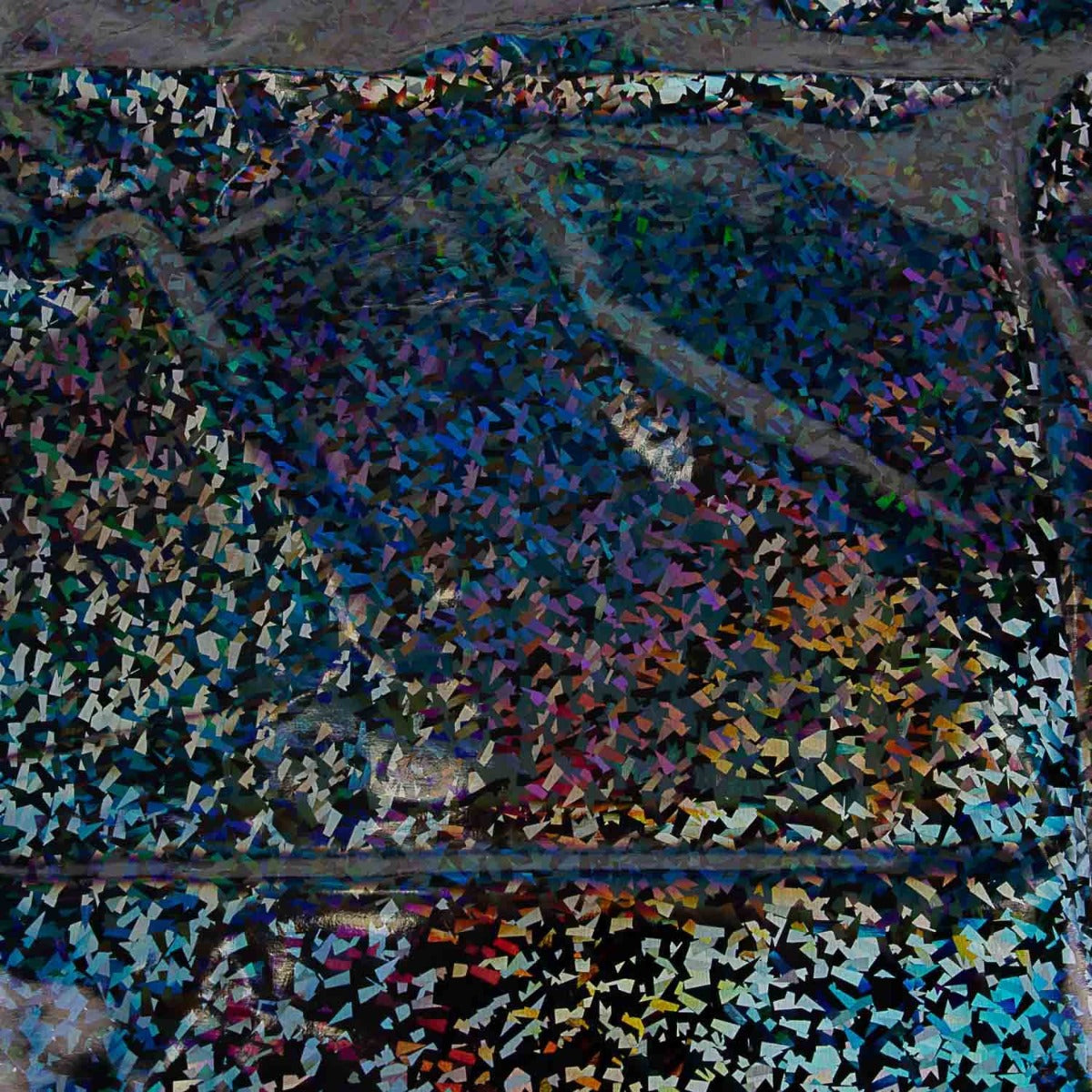 Vinilo Charol Holográfico Diamante Negro - Ribes y Casals