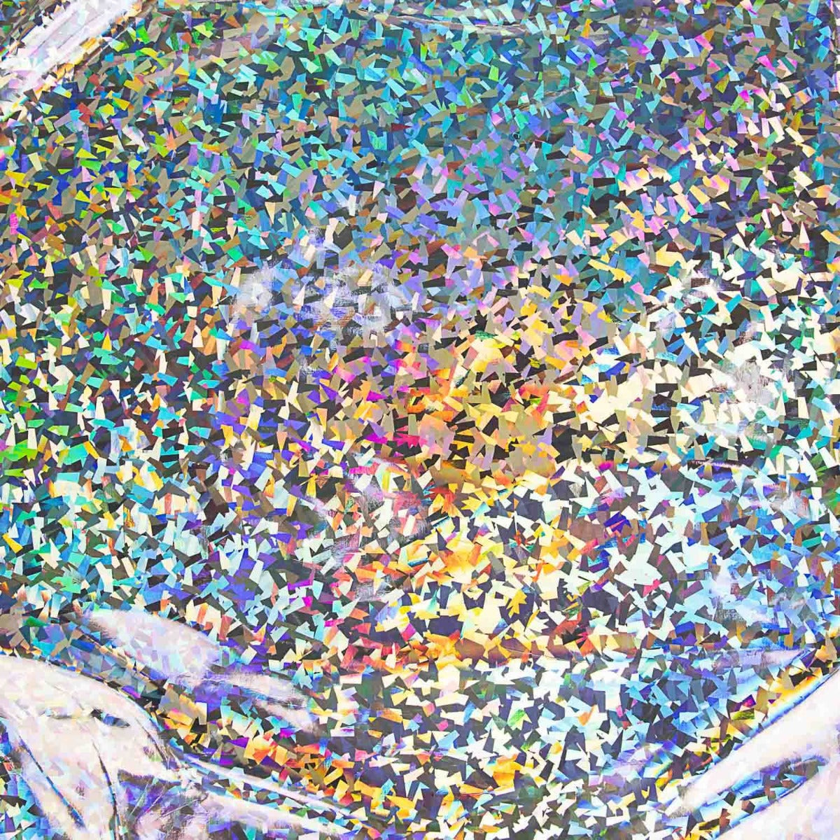 Vinilo Charol Holográfico Diamante Plata - Ribes y Casals