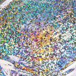 Vinilo Charol Holográfico Diamante Plata - Ribes y Casals