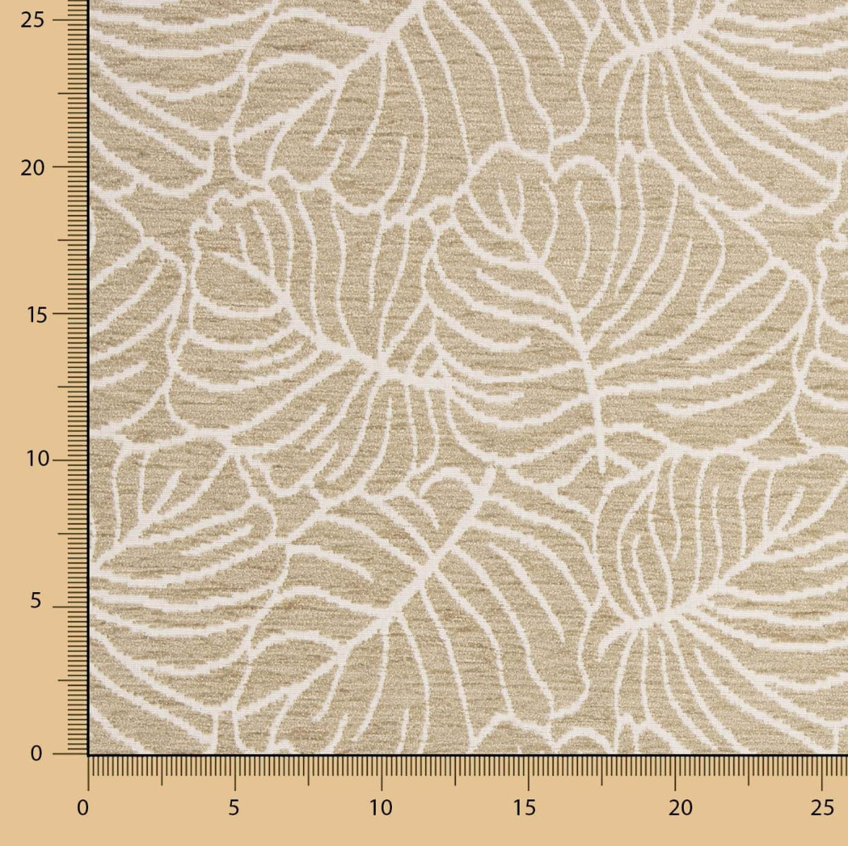 Chenilla Estampada Hojas - Ribes y Casals
