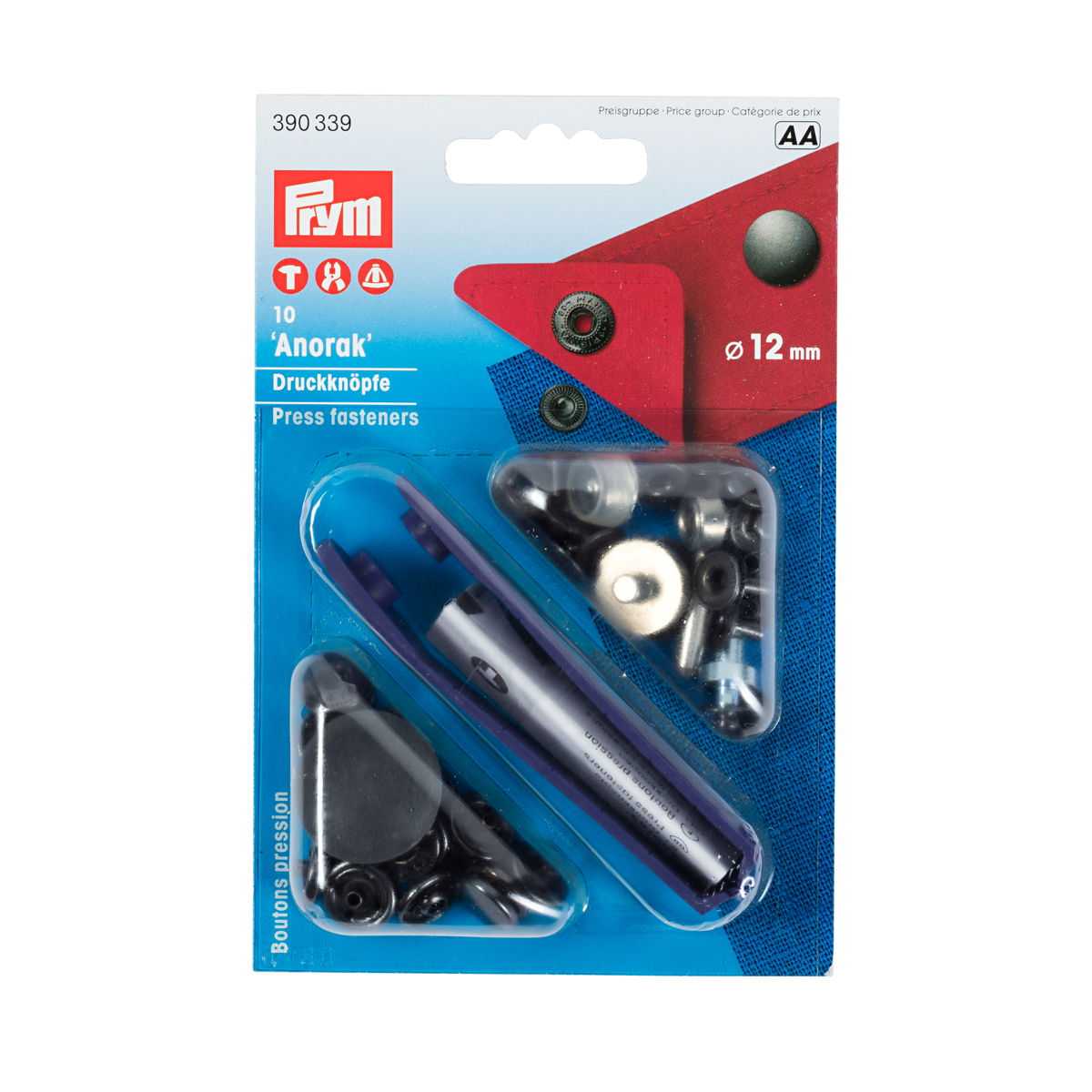 Cierres presión 12mm Prym 390339 - Ribes y Casals