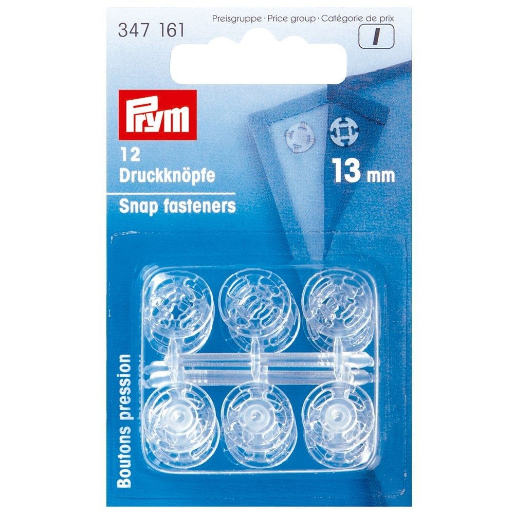 Cierres Presión Transparente 13mm Prym - Ribes y Casals
