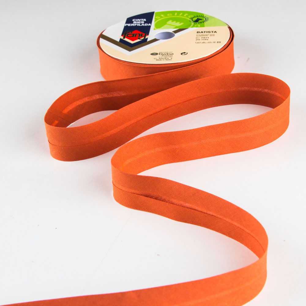 Cinta Bies Naranja  30mm - Ribes y Casals