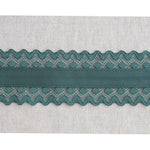 Cinta Bies Encaje Verde 53mm - Ribes y Casals