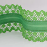 Cinta Bies Encaje Verde Andalucía 53mm - Ribes y Casals
