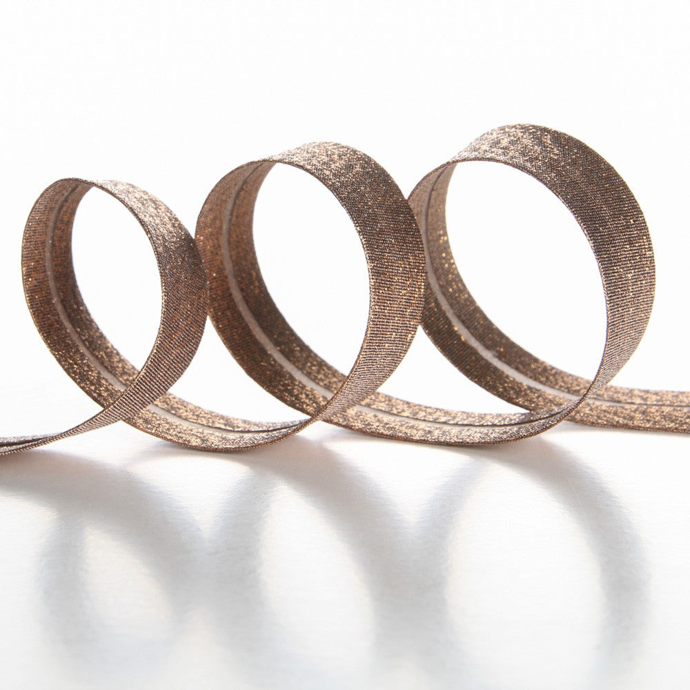 Cinta Bies Lamé Cobre 18mm - Ribes y Casals