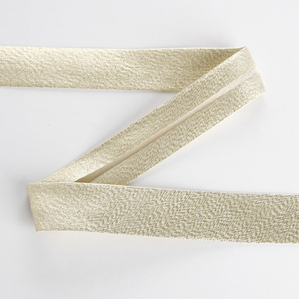 Cinta Bies Lamé Dorado 30mm - Ribes y Casals