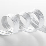 Cinta Bies Lamé Plata 18mm - Ribes y Casals