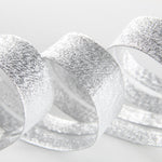 Cinta Bies Lamé Plata 18mm - Ribes y Casals