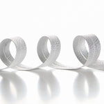 Cinta Bies Lamé Plata 30mm - Ribes y Casals