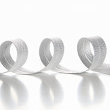 Cinta Bies Lamé Plata 30mm - Ribes y Casals