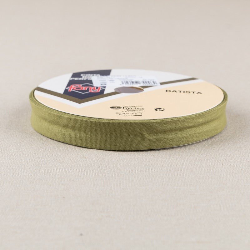 Cinta Bies Oliva 18mm - Ribes y Casals