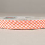 Cinta Bies Vichy Naranja 18mm - Ribes y Casals