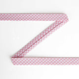 Cinta Bies Vichy Rosa 18mm - Ribes y Casals