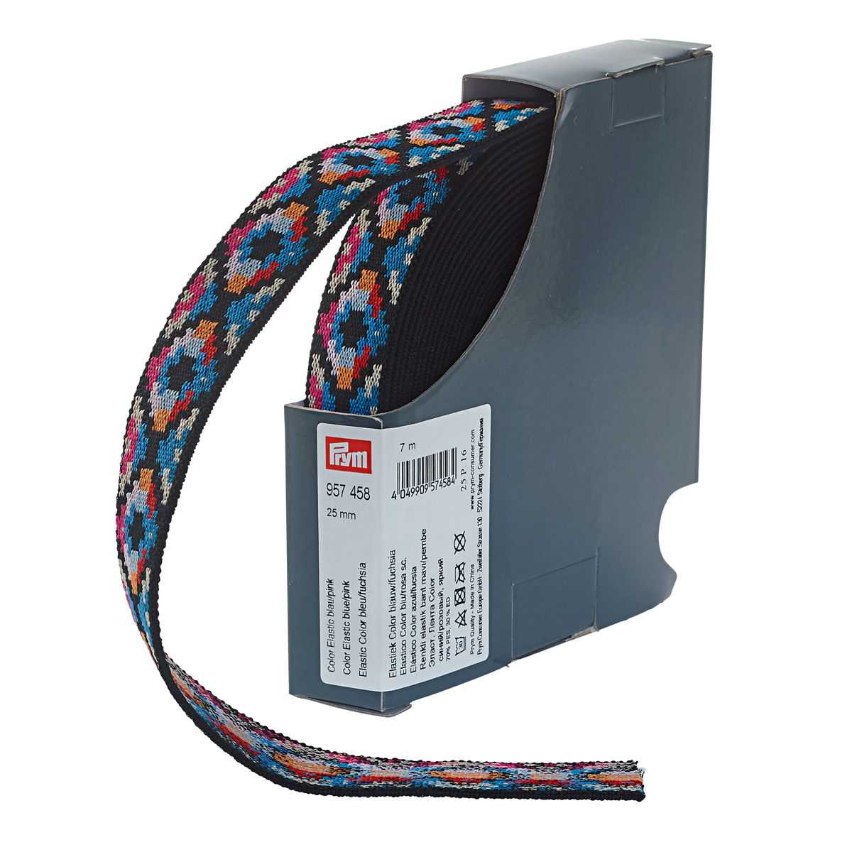 Cinta Elástica Fantasía 25mm Prym 957458 - Ribes y Casals