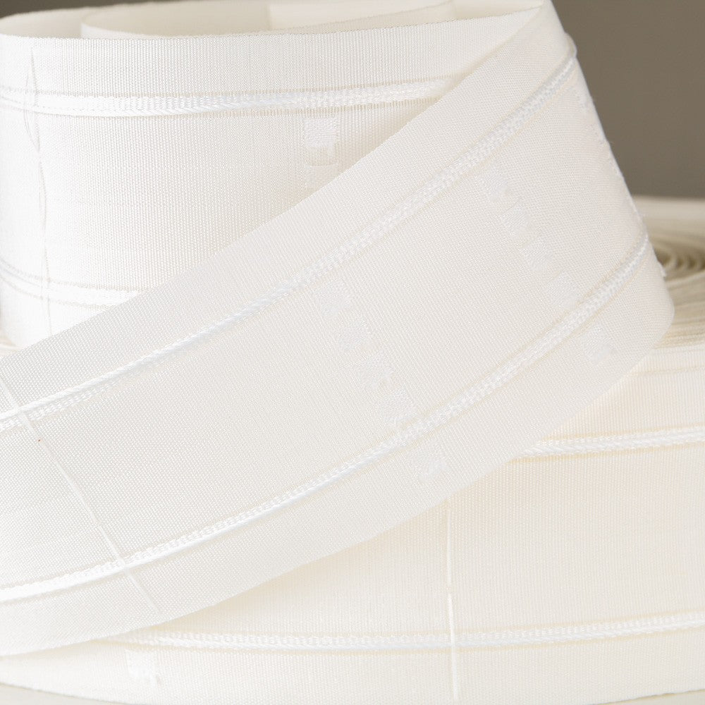 Cinta fruncidora tablas 75 Beige 230x100 - Ribes y Casals