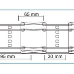 Cinta fruncidora tablas 75 Blanca 230x100 - Ribes y Casals