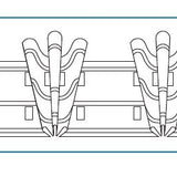 Cinta Fruncidora Triplec 79 Blanco - Ribes y Casals