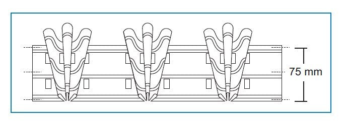 Cinta Fruncidora Triplec 79 Blanco - Ribes y Casals