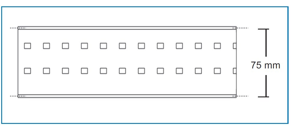 Cinta Onda Tex 75 Invisible - Ribes y Casals